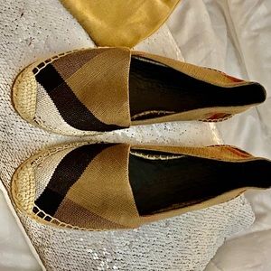 Burberry espadrilles!